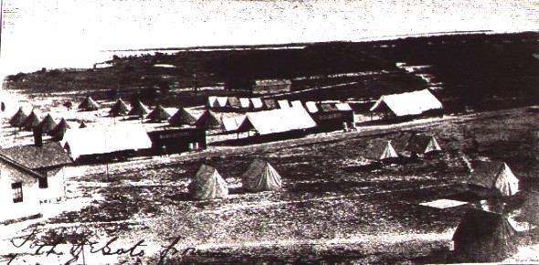 Tents of Florida State Troops on drill in 1908