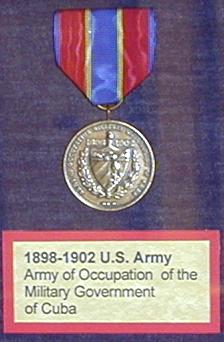 1898-1902 Army of Occupation medal.